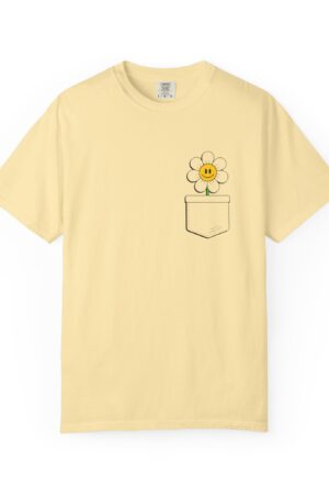 Playful Pocket Flower T-Shirt