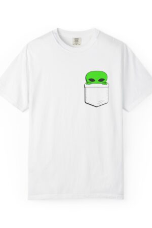 Pocket Alien Graphic T-Shirt