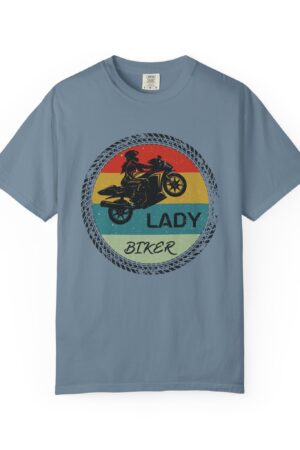 Lady Biker Unisex Garment-Dyed T-Shirt