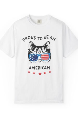Proud to be an American Cat T-Shirt